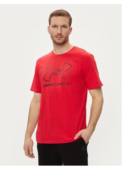 Under Armour T-Shirt Ua Gl Foundation Update Ss 1382915-600 Czerwony Loose Fit ze sklepu MODIVO w kategorii T-shirty męskie - zdjęcie 170270404