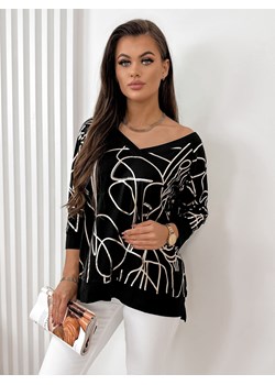 bluzka alines czarna one size ze sklepu UBRA w kategorii Bluzki damskie - zdjęcie 170272002