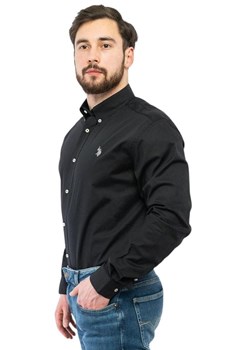 koszula męska u.s. polo assn. 104 67850 53642 czarny ze sklepu Royal Shop w kategorii Koszule męskie - zdjęcie 170272321