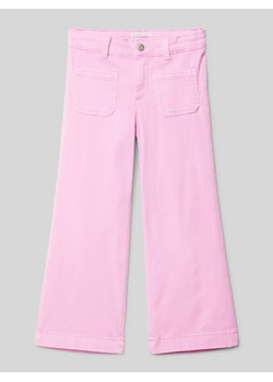 Spodnie o kroju regular fit z nakładanymi kieszeniami ze sklepu Peek&Cloppenburg  w kategorii Spodnie dziewczęce - zdjęcie 170272611