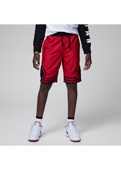 Spodenki z siateczki dla dużych dzieci (chłopców) Jordan Dri-FIT - Czerwony ze sklepu Nike poland w kategorii Spodenki chłopięce - zdjęcie 170274013