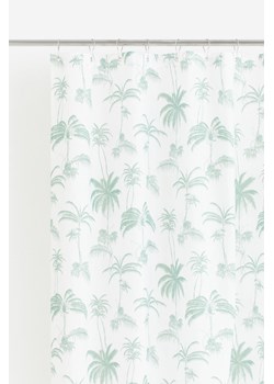 H & M - Zasłona prysznicowa w nadruki - Zielony ze sklepu H&M w kategorii Przybory łazienkowe - zdjęcie 170274141