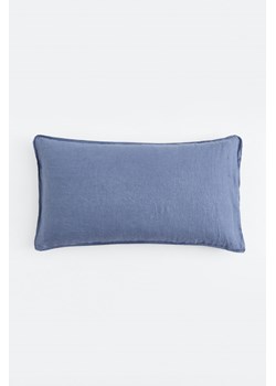 H & M - Poszewka na poduszkę wykonana ze spranego lnu - Niebieski ze sklepu H&M w kategorii Poszewki na poduszki - zdjęcie 170274151