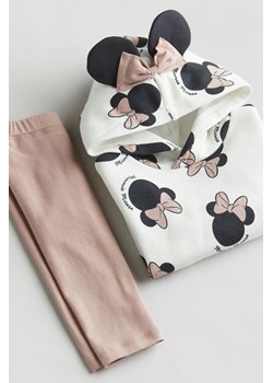 H & M - Komplet 2-częściowy bluza i legginsy - Różowy ze sklepu H&M w kategorii Komplety niemowlęce - zdjęcie 170274152