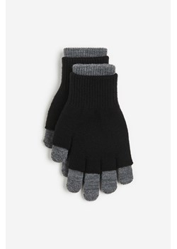 H & M - Rękawiczki/mitenki do ekranów dotykowych - Czarny ze sklepu H&M w kategorii Rękawiczki dziecięce - zdjęcie 170274182