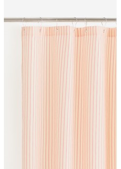 H & M - Zasłona prysznicowa w paski - Różowy ze sklepu H&M w kategorii Przybory łazienkowe - zdjęcie 170274183