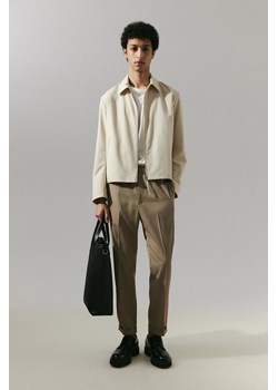 H & M - Eleganckie joggersy Slim Fit - Brązowy ze sklepu H&M w kategorii Spodnie męskie - zdjęcie 170274331
