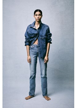 H & M - Slim Straight High Jeans - Niebieski ze sklepu H&M w kategorii Jeansy damskie - zdjęcie 170274332