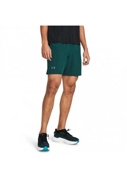 Męskie spodenki do biegania Under Armour UA Launch Pro 7'' Shorts - zielone ze sklepu Sportstylestory.com w kategorii Spodenki męskie - zdjęcie 170278470
