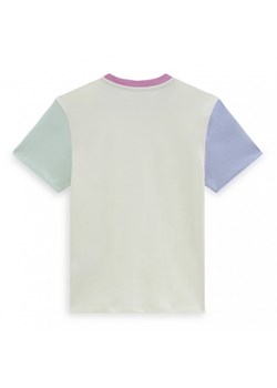 Damski t-shirt basic Vans Colorblock Boyfriend Fit - multikolor ze sklepu Sportstylestory.com w kategorii Bluzki damskie - zdjęcie 170278941
