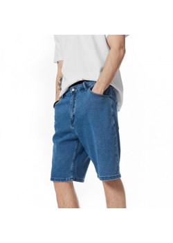 Męskie szorty Prosto Jeans shorts Baggy Epiz - niebieskie ze sklepu Sportstylestory.com w kategorii Spodenki męskie - zdjęcie 170279311