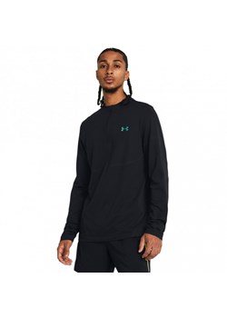 Męski longsleeve treningowy Under Armour Vanish Elite Seamless 1/4 Zip - zielony ze sklepu Sportstylestory.com w kategorii T-shirty męskie - zdjęcie 170279880