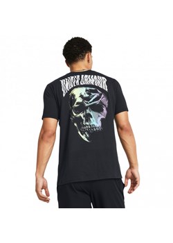 Męski t-shirt z nadrukiem Under Armour UA Dusk to Dawn Skul SS - czarny ze sklepu Sportstylestory.com w kategorii T-shirty męskie - zdjęcie 170279894