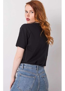 Czarny t-shirt damski z nadrukiem HB-TS-3048.31P, Kolor czarny, Rozmiar L, HiB ze sklepu Primodo w kategorii Bluzki damskie - zdjęcie 170280733