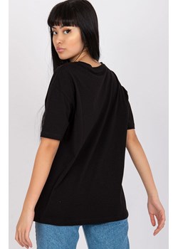 Czarny t-shirt damski z nadrukiem HB-TS-3079.59, Kolor czarny, Rozmiar S, HiB ze sklepu Primodo w kategorii Bluzki damskie - zdjęcie 170280752