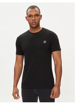 Just Cavalli T-Shirt 76OAHE12 Czarny Regular Fit ze sklepu MODIVO w kategorii T-shirty męskie - zdjęcie 170282931