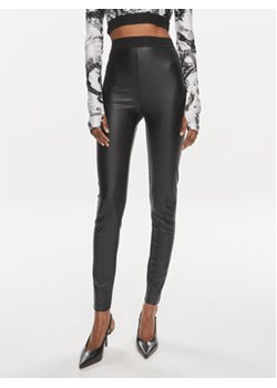 Versace Jeans Couture Legginsy 76HAC101 Czarny Skinny Fit ze sklepu MODIVO w kategorii Spodnie damskie - zdjęcie 170283002