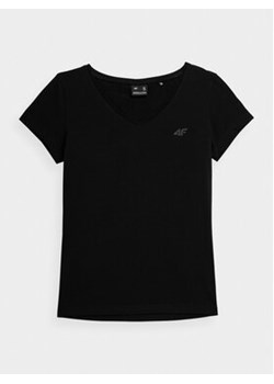 4F T-Shirt 4FAW23TTSHF0941 Czarny Slim Fit ze sklepu MODIVO w kategorii Bluzki damskie - zdjęcie 170283181