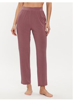 Calvin Klein Underwear Spodnie piżamowe 000QS7145E Różowy Relaxed Fit ze sklepu MODIVO w kategorii Piżamy damskie - zdjęcie 170283482