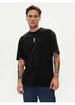 Jack&Jones T-Shirt Floral 12253401 Czarny Wide Fit ze sklepu MODIVO w kategorii T-shirty męskie - zdjęcie 170283522