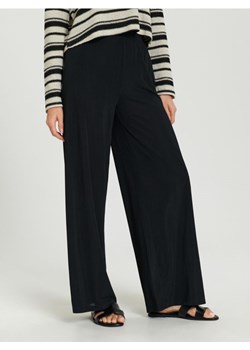 Sinsay - Spodnie wide leg - czarny ze sklepu Sinsay w kategorii Spodnie damskie - zdjęcie 170287083