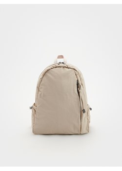 Reserved - Nylonowy plecak - beżowy ze sklepu Reserved w kategorii Torebki damskie - zdjęcie 170287954