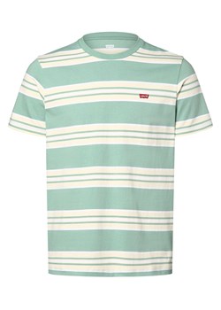 Levi's T-shirt męski Mężczyźni Dżersej seledynowy w paski ze sklepu vangraaf w kategorii T-shirty męskie - zdjęcie 170288584