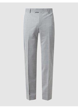 Spodnie do garnituru o kroju slim fit z dodatkiem streczu model ‘Max’ ze sklepu Peek&Cloppenburg  w kategorii Spodnie męskie - zdjęcie 170289030