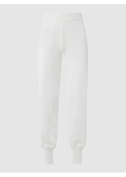 Spodnie dzianinowe z bawełny ze sklepu Peek&Cloppenburg  w kategorii Spodnie damskie - zdjęcie 170289040