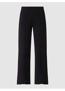Spodnie z dzianiny z efektem błyszczącym ze sklepu Peek&Cloppenburg  w kategorii Spodnie damskie - zdjęcie 170289130