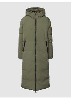 Płaszcz pikowany z kapturem ze sklepu Peek&Cloppenburg  w kategorii Płaszcze damskie - zdjęcie 170289611