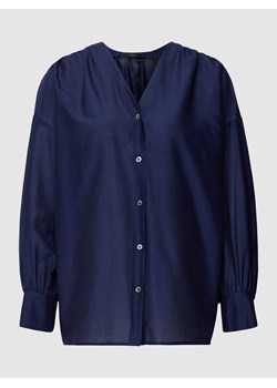 Bluzka koszulowa z bufiastymi rękawami model ‘GAELLA’ ze sklepu Peek&Cloppenburg  w kategorii Koszule damskie - zdjęcie 170290191