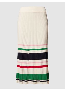 Spódnica midi z wiskozy z elastycznym pasem ze sklepu Peek&Cloppenburg  w kategorii Spódnice - zdjęcie 170290532