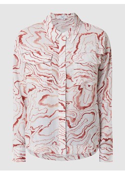 Bluzka z dodatkiem lnu model ‘Lucy’ ze sklepu Peek&Cloppenburg  w kategorii Koszule damskie - zdjęcie 170291130