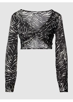 Top bluzkowy ze zwierzęcym nadrukiem ze sklepu Peek&Cloppenburg  w kategorii Bluzki damskie - zdjęcie 170291210
