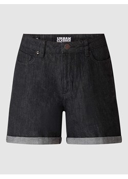 Szorty jeansowe o kroju regular fit z bawełny ze sklepu Peek&Cloppenburg  w kategorii Szorty - zdjęcie 170291421