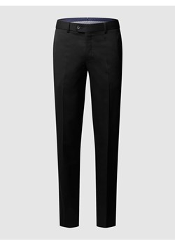 Spodnie materiałowe o kroju slim fit z dodatkiem streczu model ‘Tribet’ ze sklepu Peek&Cloppenburg  w kategorii Spodnie męskie - zdjęcie 170291440