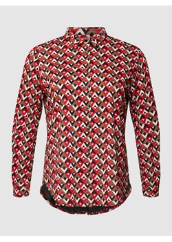 Bluzka ze wzorem na całej powierzchni model ‘ZAGARA’ ze sklepu Peek&Cloppenburg  w kategorii Koszule damskie - zdjęcie 170291614