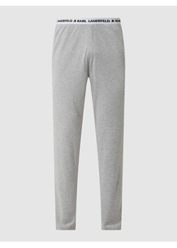 Spodnie dresowe z paskiem z logo ze sklepu Peek&Cloppenburg  w kategorii Piżamy męskie - zdjęcie 170291623