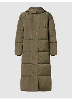 Płaszcz pikowany z kapturem model ‘Editte’ ze sklepu Peek&Cloppenburg  w kategorii Płaszcze damskie - zdjęcie 170292432