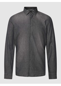 Koszula biznesowa z imitacji denimu model ‘Kent’ ze sklepu Peek&Cloppenburg  w kategorii Koszule męskie - zdjęcie 170292442