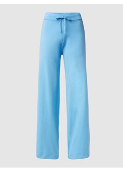 Spodnie z prążkowanymi wykończeniami ze sklepu Peek&Cloppenburg  w kategorii Spodnie damskie - zdjęcie 170293374