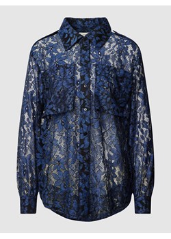 Bluzka z efektem podpalania model ‘ALVA’ ze sklepu Peek&Cloppenburg  w kategorii Koszule damskie - zdjęcie 170294650