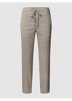 Skrócone spodnie materiałowe ze wzorem w kratę model ‘Marley' ze sklepu Peek&Cloppenburg  w kategorii Spodnie damskie - zdjęcie 170294884