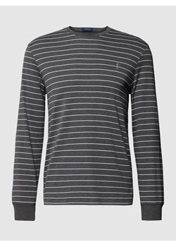 Bluzka z długim rękawem z wzorem w paski ze sklepu Peek&Cloppenburg  w kategorii T-shirty męskie - zdjęcie 170295450