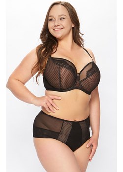 Figi damskie z wysokim stanem czarne Evita/P0103/11, Kolor czarny, Rozmiar L, Miss Fabio ze sklepu Intymna w kategorii Majtki damskie - zdjęcie 170295504