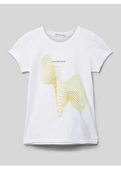 T-shirt z o kroju slim fit z nadrukiem z motywem ze sklepu Peek&Cloppenburg  w kategorii Bluzki dziewczęce - zdjęcie 170302390