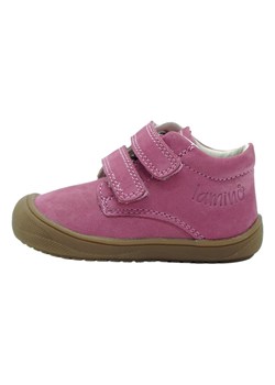 lamino Skórzane sneakersy w kolorze różowym ze sklepu Limango Polska w kategorii Trampki dziecięce - zdjęcie 170303181