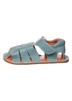 lamino Skórzane sandały w kolorze błękitnym do chodzenia na boso ze sklepu Limango Polska w kategorii Sandały dziecięce - zdjęcie 170303384