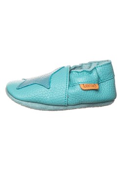 lamino Skórzane buty w kolorze błękitnym do raczkowania ze sklepu Limango Polska w kategorii Buciki niemowlęce - zdjęcie 170303414